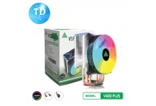 Tản nhiệt CPU V400 PLUS [ĐEN] LED ARGB (Tản khí 4 ống đồng, 1 Fan 12cm, Full Socket) - Hàng chính hãng VSP phân phối