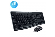 Bộ Bàn Phím Chuột LOGITECH MK200  (USB, Có Dây)