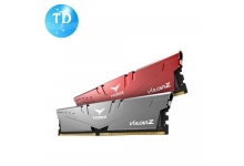 Ram máy tính Team T-Force Vulcan Z 8GB DDR4 3200MHz Tản dày (Xám/ Đỏ) - Hàng chính hãng Viễn Sơn phân phối