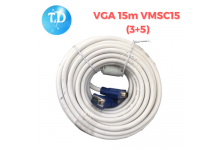 Cáp VGA 15m VMSC15 (3+5) FullHD sắc nét - Hãng phân phối