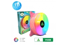 Fan Case 12cm VSP V400B [HỒNG] Tự chuyển LED ARGB - Hàng chính hãng VSP phân phối