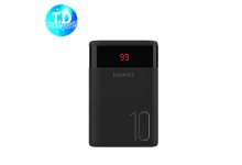 Pin sạc dự phòng Romoss Ares 10 10.000mAh LED 3 cổng Input Micro - Lightning - Type C - Hàng chính hãng