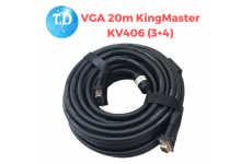 Cáp VGA 20m KingMaster KV406 (3+4) FullHD sắc nét - Hãng phân phối