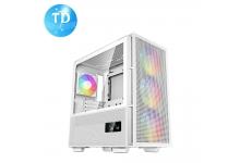 Vỏ máy tính Case Deepcool CH560 [TRẮNG] sẵn 4 Fan LED ARGB Gaming Kính cường lực (Mini-ITX/ Micro-ATX/ ATX/ E-ATX) - Hàng chính hãng Viễn Sơn phân phối