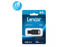 USB 64GB Lexar JumpDrive V400 Black Global 3.0 - Hàng chính hãng DGW phân phối