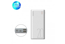 Pin sạc dự phòng Romoss Simple 20 20000mAh lõi Li-polymer 3 cổng Input / 2 cổng Output - Hàng Chính Hãng