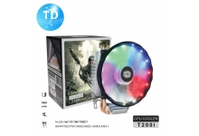 Tản nhiệt CPU Master Vision T200i LED (Tản khí 2 ống đồng, 1 Fan 12cm, Full Socket) - Hàng chính hãng VSP phân phối