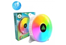 Fan Case 12cm VSP V400B [TRẮNG] Tự chuyển LED ARGB - Hàng chính hãng VSP phân phối