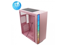 Thùng máy Case VSPTECH Gaming V3-601P - Màu Hồng