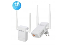 Bộ mở rộng sóng wifi Totolink EX200 (Chuẩn N/ 300Mbps/ 2 Ăng-ten ngoài/ 15 User)