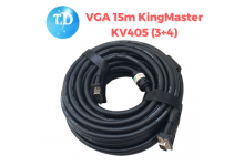 Cáp VGA 15m KingMaster KV405 (3+4) FullHD sắc nét - Hãng phân phối