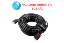 Cáp VGA 20m Unitek Y-C 508A/G Sắc nét - Hãng phân phối