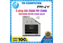 Ổ cứng SSD 250GB PNY CS900 (SSD7CS900-250-RB) 2.5 inch Sata III - Hàng chính hãng