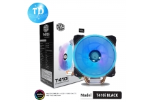 Tản nhiệt CPU T410i [ĐEN] LED ARGB (Tản khí 4 ống đồng, 1 Fan 12cm, Full Socket) - Hàng chính hãng VSP phân phối