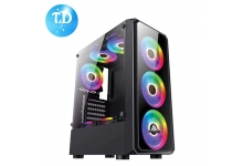 Thùng máy tính VSPTECH Gaming Helios KA-280 - 2 mặt kính cường lực